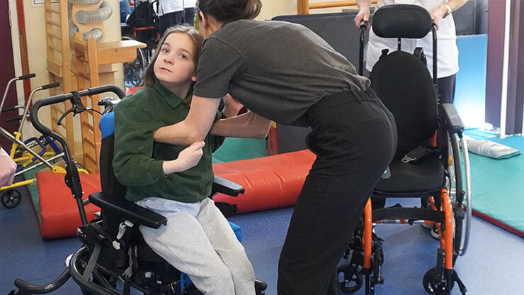 Understøtter stående forflytninger