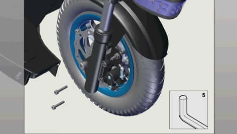 STERLING Elite 2 - Brake disc removal Miniaturebillede