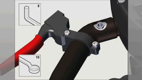 STERLING Elite 2 - Brake lever removal Miniaturebillede