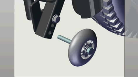 STERLING Elite 2 - Anti tip wheel removal Miniaturebillede