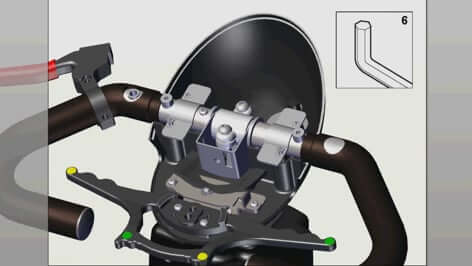 STERLING Elite 2 - Delta steering wheel adjustment Miniaturebillede