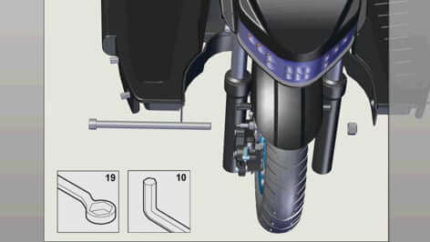 STERLING Elite 2 - Front wheel removal Miniaturebillede