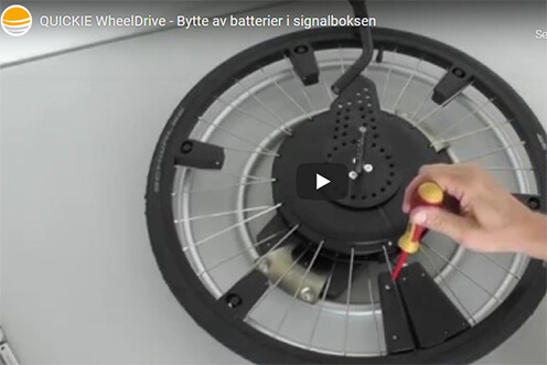WheelDrive - udskiftning af batterier 
